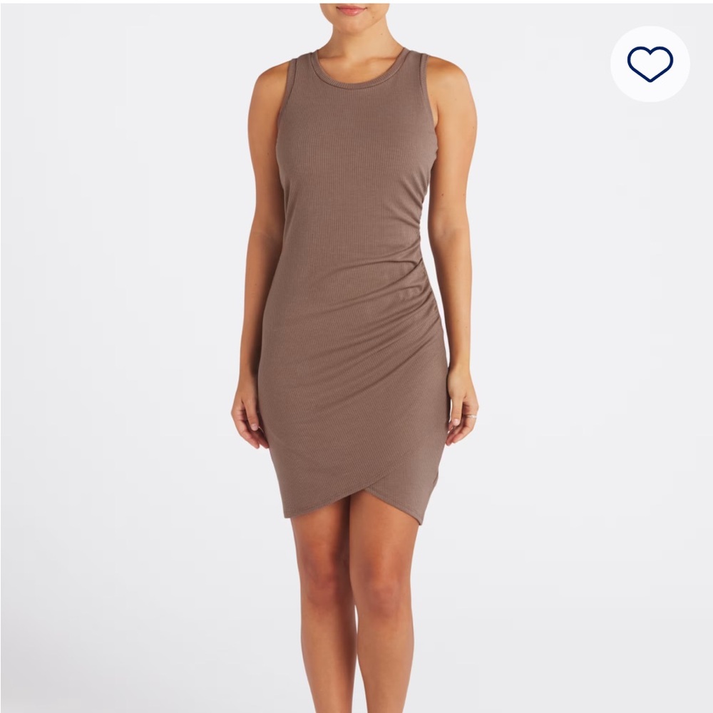 Sleeveless Brown Dress